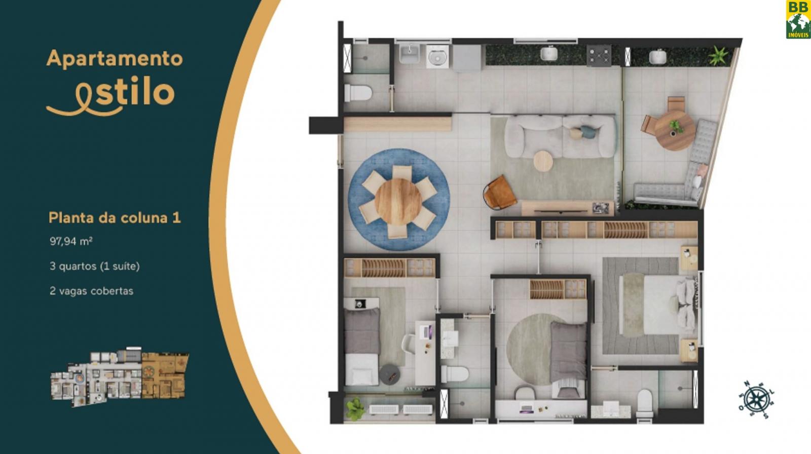 Apartamento para venda no Les Amis Lagoa Nova em Natal/RN. Apartamento para venda no Les Amis Lagoa Nova em Natal/RN.