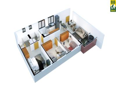 Apartamento para Venda, em Natal, bairro Dix-Sept Rosado, 3 dormitórios, 2 banheiros, 1 suíte, 2 vagas