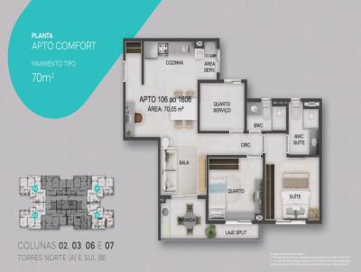 Apartamento para Venda, em Natal, bairro Candelria, 3 dormitrios, 2 banheiros, 1 sute, 1 vaga