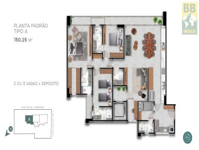 Apartamento para Venda, em Natal, bairro Tirol, 4 dormitrios, 5 banheiros, 4 sutes, 2 vagas