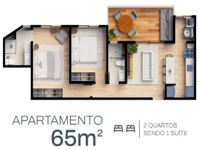 Apartamento para Venda, em Nsia Floresta, bairro Pirangi do Norte (Distrito Litoral), 2 dormitrios, 2 banheiros, 1 sute